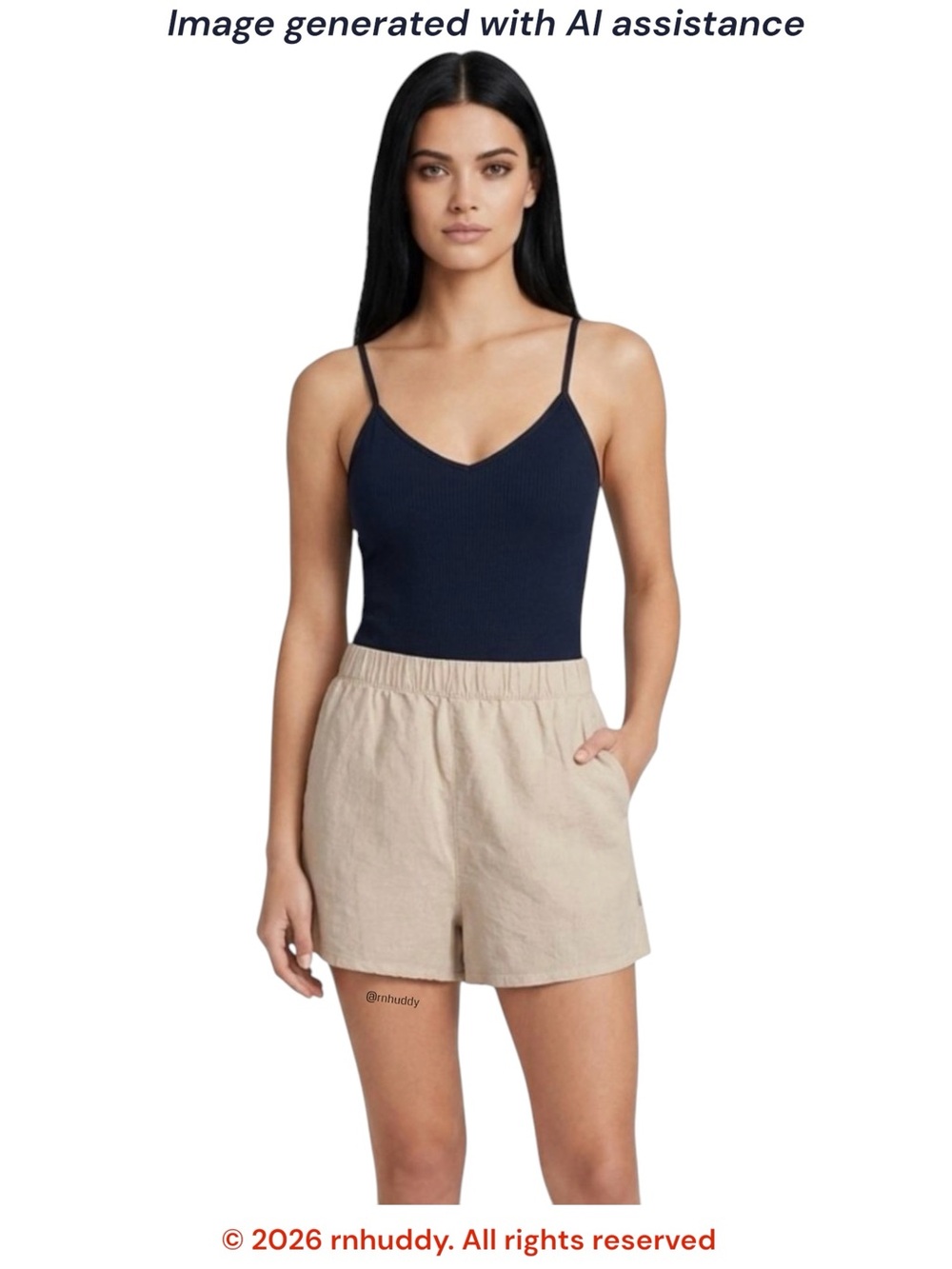 NWT Lulus XXS beige linen blend shorts